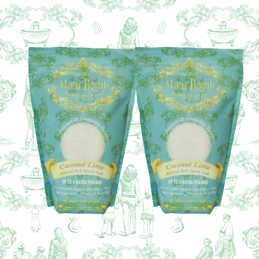 TWO-PACK COCONUT LIME BATH SOAKS
