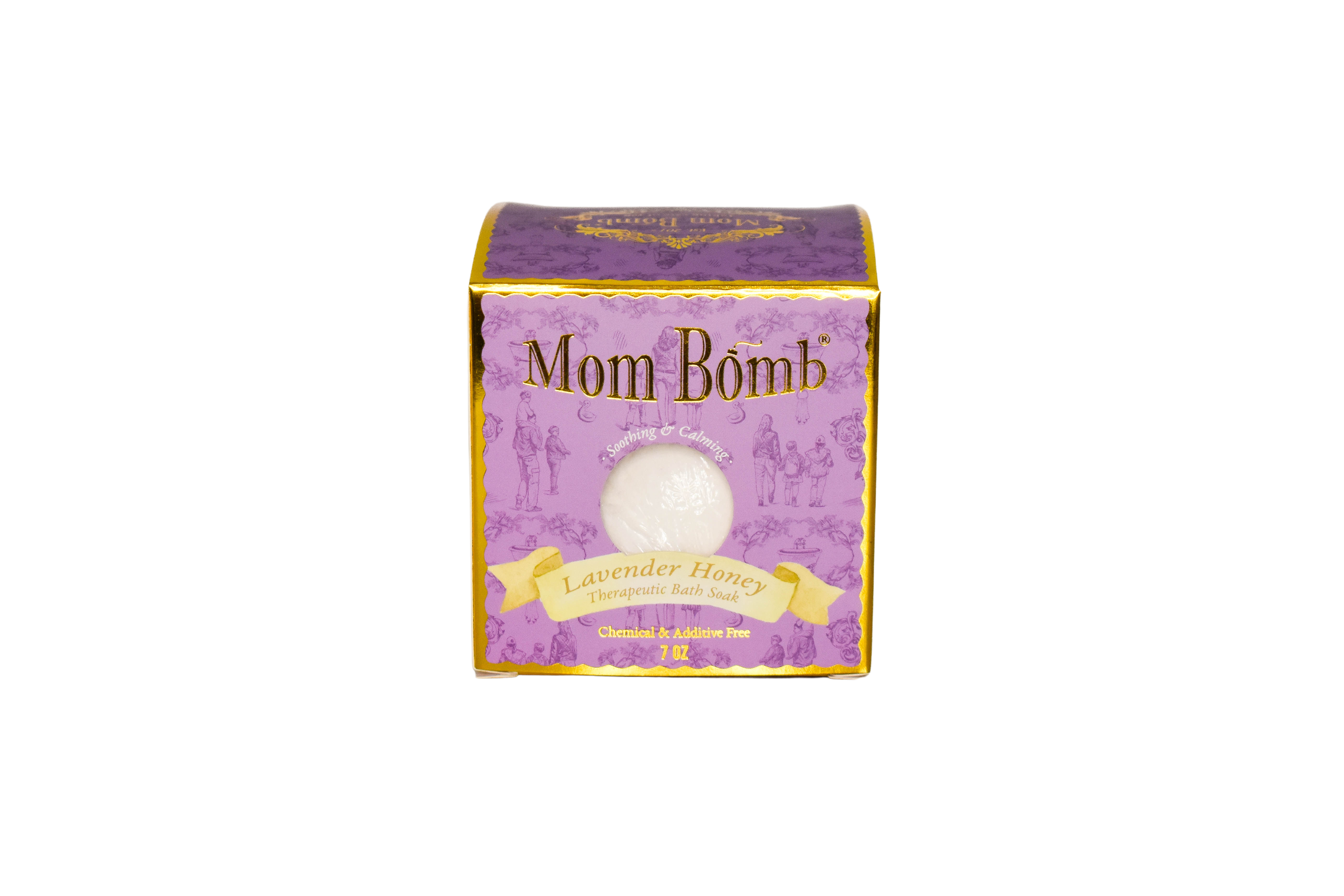 Mom Bomb Lavender Honey 7oz Bath Bomb/Shower Steamer