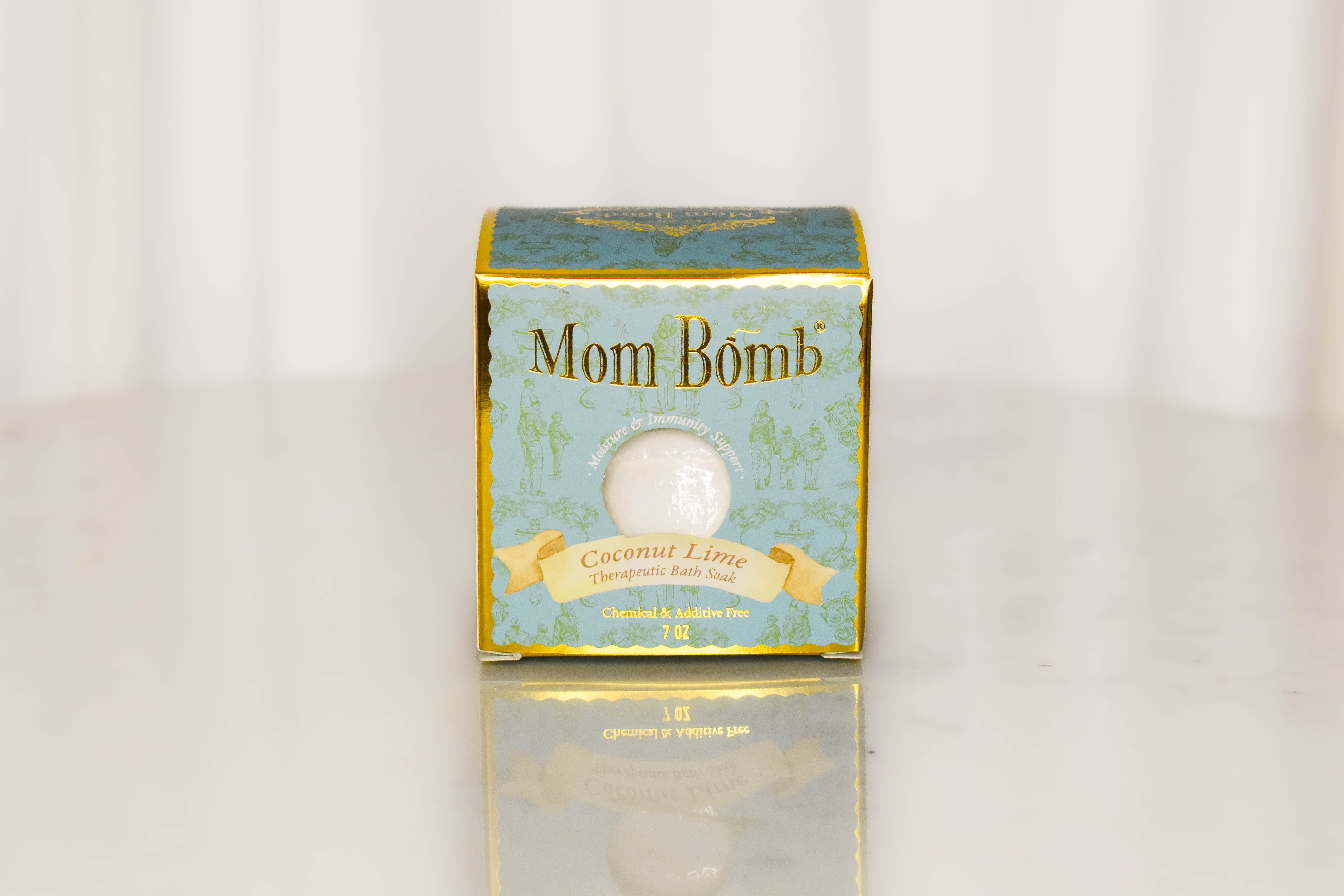 Mom Bomb Coconut Lime 7oz Bath Bomb/Shower Steamer