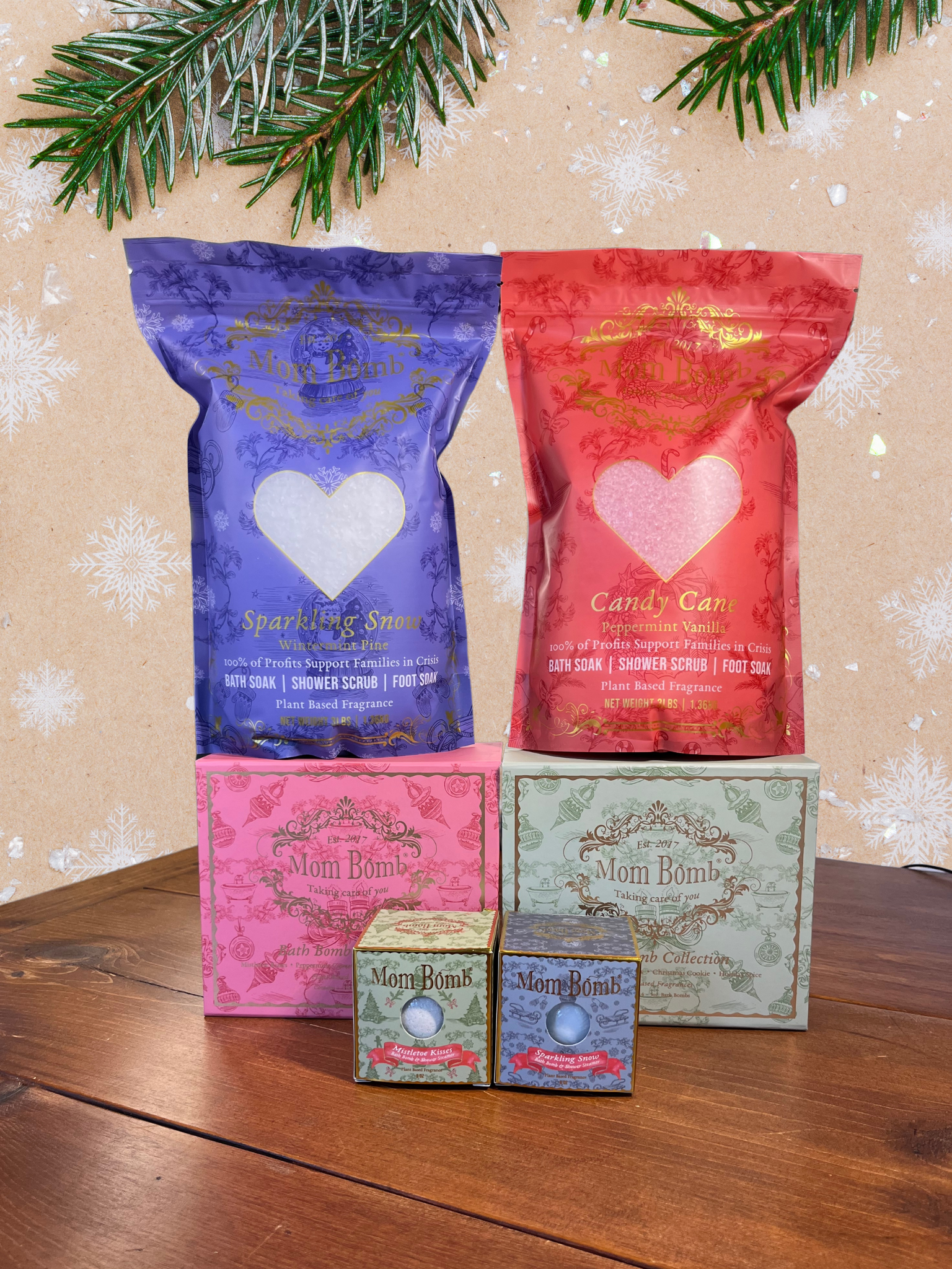 Ultimate Holiday Bath Bomb Gift Bundle – Celebrate the Season with All-Natural Festive Scents