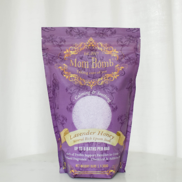 Mom Bomb Lavender Honey Bath Soaks 3lb