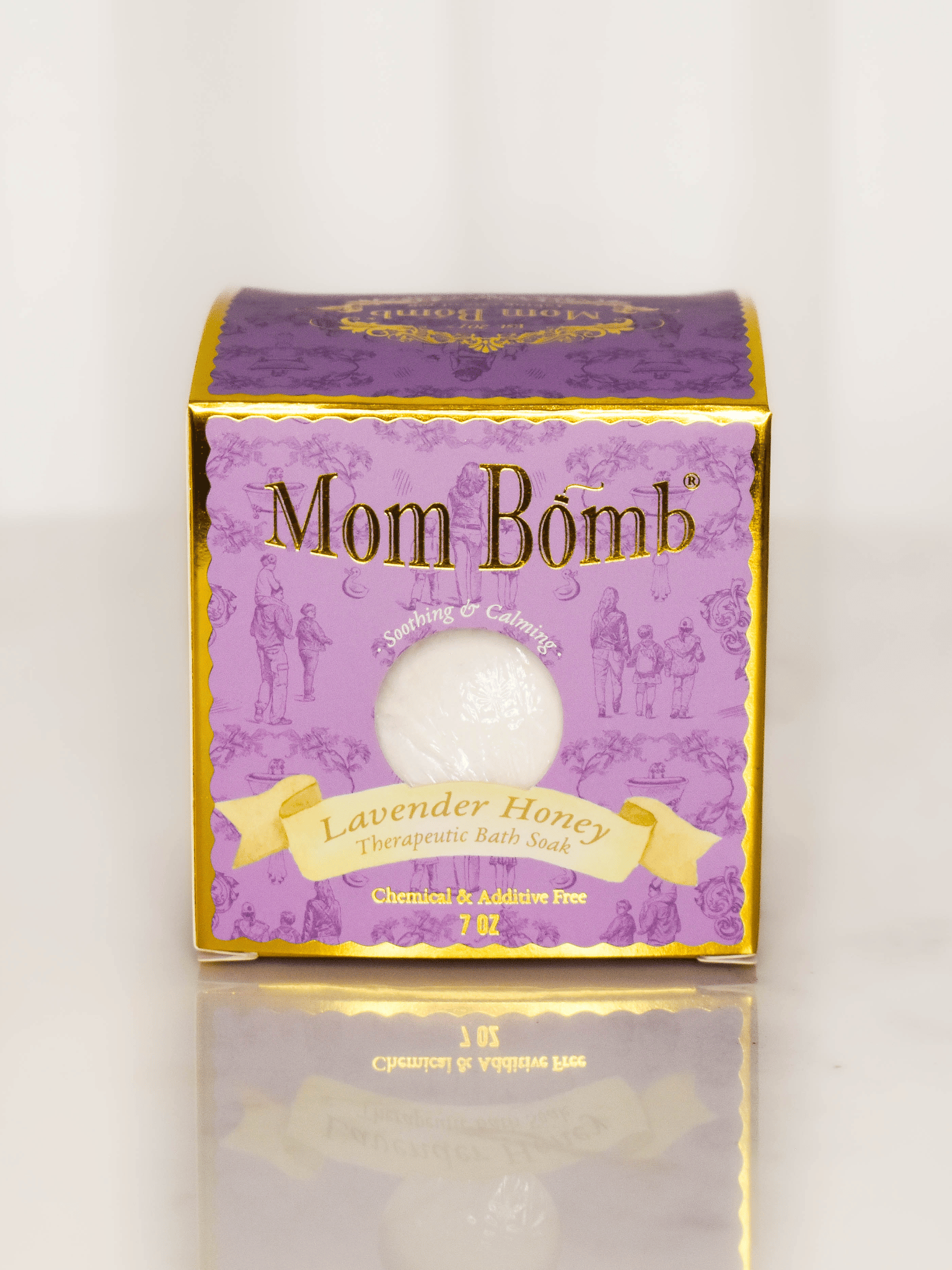 Mom Bomb Lavender Honey 7oz Bath Bomb/Shower Steamer