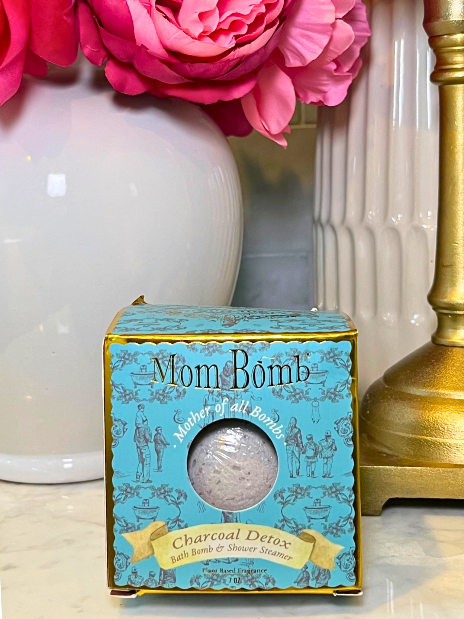 Mother Of All Bombs 7oz Charcoal Detox Bath Bomb/Shower Steamer