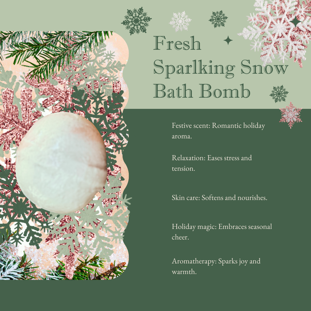 Mom Bomb Evergreen Holiday Bath Bomb Gift Set – 4 Refreshing Scents for a Festive Escape  (4 x 5oz)