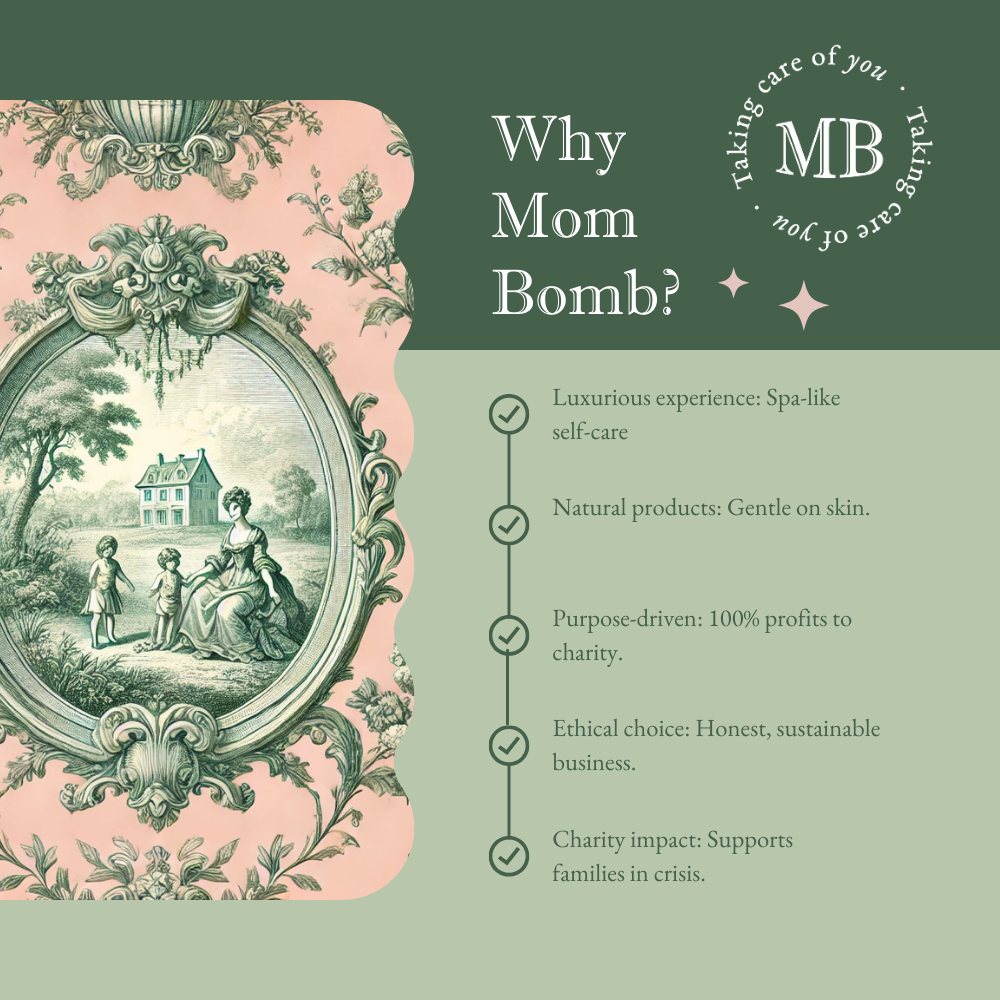 Mom Bomb Merry & Bright Bath Bomb Collection – Four Seasonal Scents to Warm Your Soul (Red Edition)