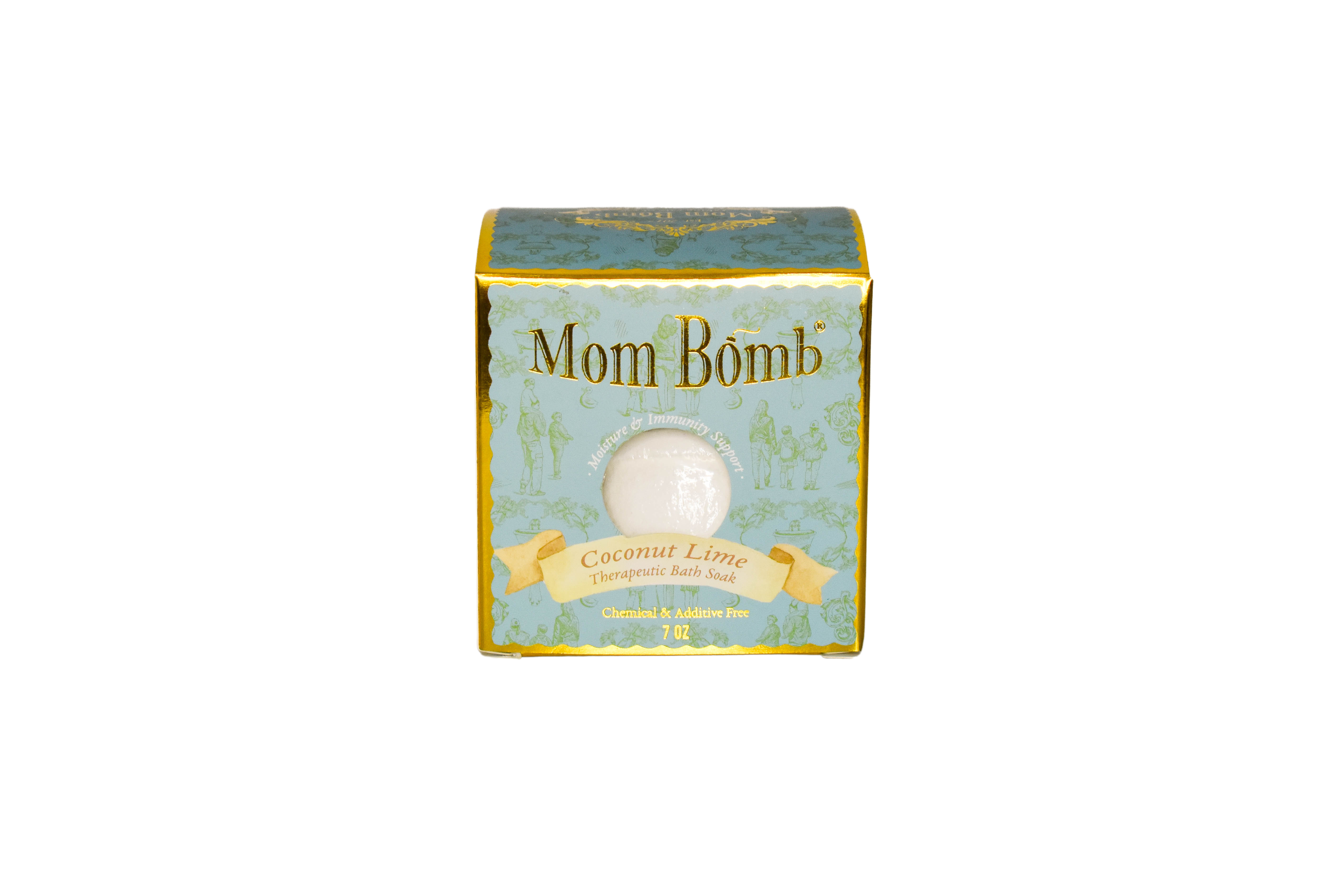 Mom Bomb Coconut Lime 7oz Bath Bomb/Shower Steamer