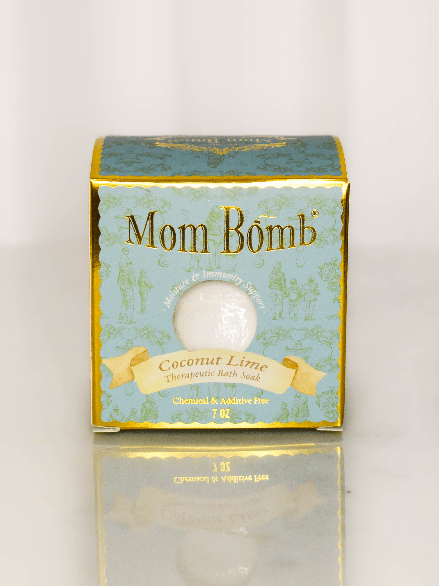 Mom Bomb Coconut Lime 7oz Bath Bomb/Shower Steamer