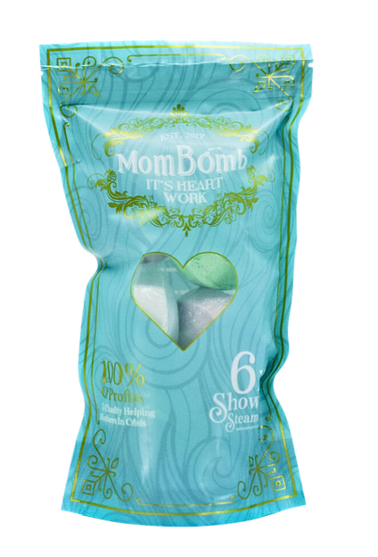 Mom Bomb Bag of  6 XL Shower Steamers -  Mom Bomb Giving Organization