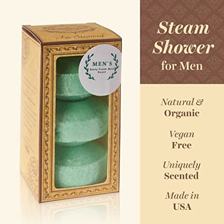 Men's Shower Steamers Three Pack -  Mom Bomb Giving Organization