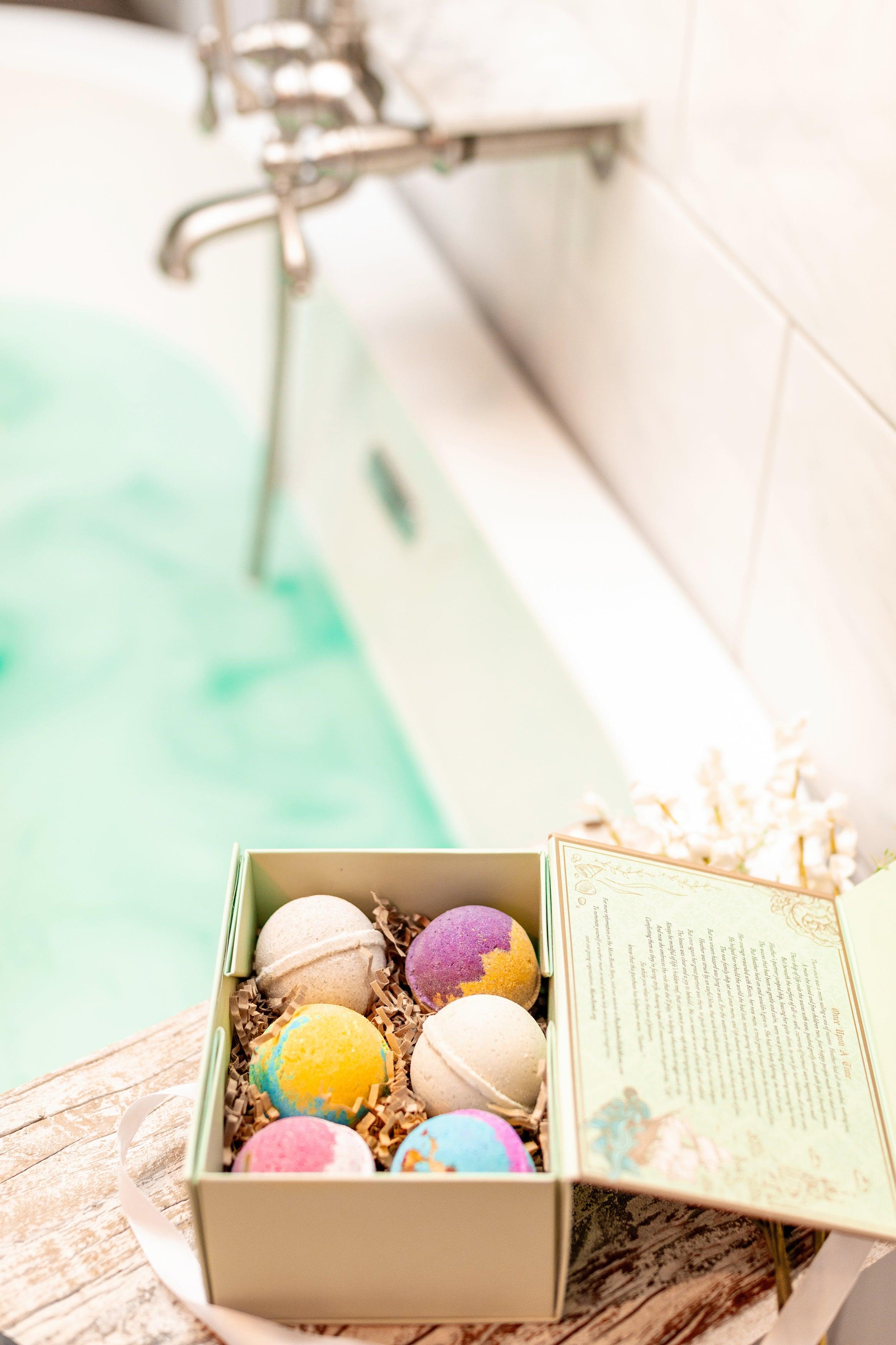 Luxury Bath Bombs in Keepsake Box