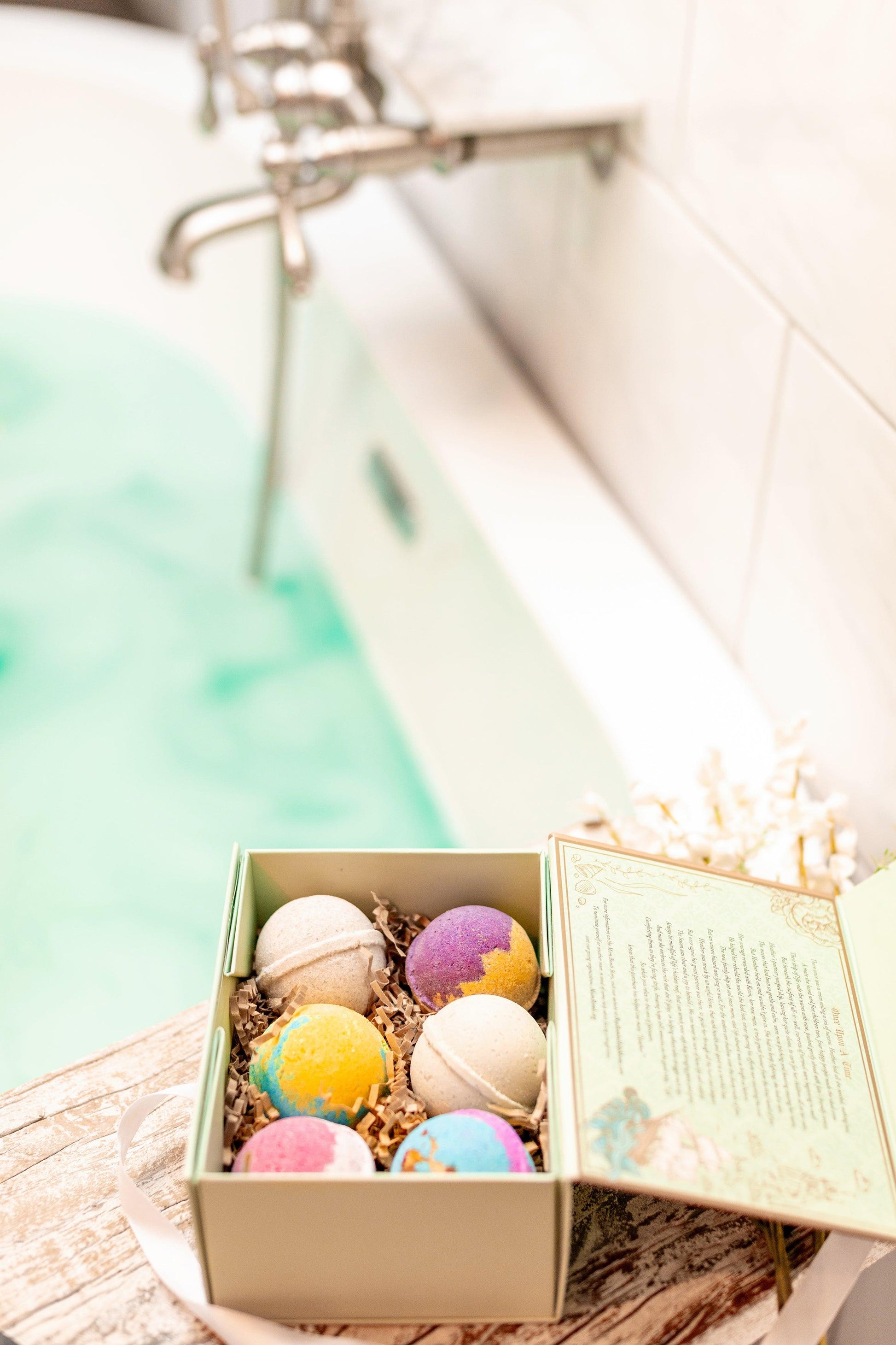 Luxury Bath Bombs in Keepsake Box