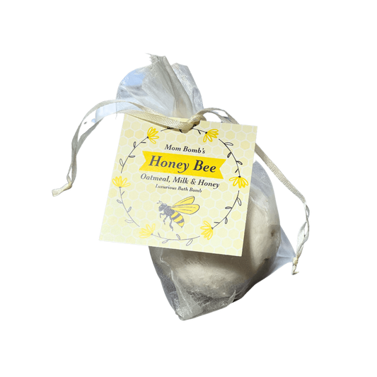 All Natural Honey Bee Bath Bomb -  Mom Bomb Giving Organization