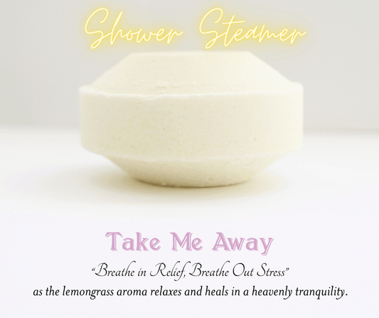 Take Me Away Shower Steamer -  Mom Bomb Giving Organization